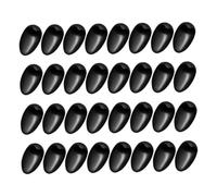 UTHCLO 40pièces Capuchons De Pour Oreilles Réutilisables Pour Capillaire Garde-oreilles Noirs Pour La Chaleur Produits Colorants