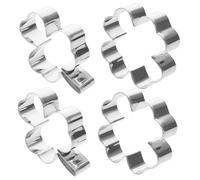 UTHCLO 4pièces Emporte Acier Inoxydable Découpeurs De Biscuits Forme De Trèfle Pour Saint-patrick Moules à Pâtisserie Réutilisables Pour Célébrations Festives