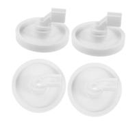UTHCLO 4pièces Support De Roue Pour Lave-vaisselle Poulie De Panier Inférieur De Rechange Pour Accessoire De Lave-vaisselle