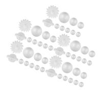 UTHCLO 5 Ensembles Kit Système Solaire Boules Mousse à Peindre pour Garçon Fille DIY Créatif Exercices de Créativité et Décoration Thématique Matériau et Lisse
