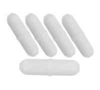 UTHCLO 5 pièces Barres Magnétiques Ptfe pour Agitateurs de Laboratoire Résistantes Aux Solvants Organiques Bâtonnets Dagitation Magnétiques Cylindriques pour Recherche Réutilisable