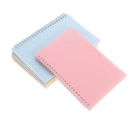 UTHCLO 5 Pièces Cahier à Spirale A5 à Lignes, 80 Pages, Papier Acier | Reliure Spirale, Couverture Robuste, Tournage Facile des Pages, Usage Polyvalent, pour École et Comptes Rendus
