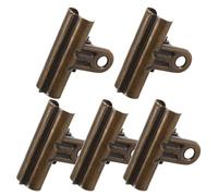 UTHCLO 5 Pièces Lot de 5 Pinces à Charnière Rétro 48 MM en Fer Couleur Bronze Vert Antique - Petites Pinces à Reliure pour Photos, Documents et Loisirs Créatifs - Clips de Bureau