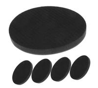 UTHCLO 5 Pièces Lot de Disques de Ponçage Mousse Souple Coussin Amortisseur Absorbant les Vibrations pour Polissage et Ponçage sans Trou Accessoires Polyvalents pour Carrosserie et