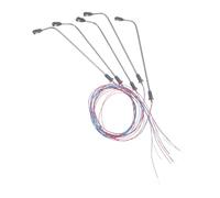 UTHCLO 5 pièces Maison de Poupée et Décor Paysager Lampadaires Urbains Durables et Réalistes pour Micro Paysage et Chemins à Petite Échelle