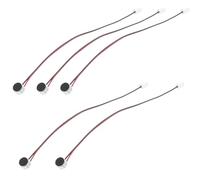 UTHCLO 5 pièces Microphone Électret Condensateur Mini Capsule Compacte et Légère pour Interviews Extérieures de Bruit et Capture Stéréo Précise pour Live Streaming et Enregistrements