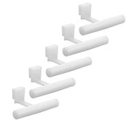 UTHCLO 5 Pièces Perchoirs pour Mangeoire Oiseaux avec Boucle Support Station de Perchoirs Acrylique pour Nichoirs Extérieurs et Mangeoires Suspendues