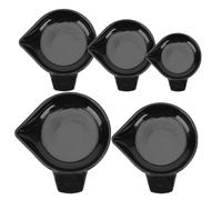 UTHCLO 5 pièces Plateaux de Pesée Plastique pour Balance Électronique Mini Plateau de Cuisine Sécurisé et Capacité Large pour Petits Objets et Bijoux Pratique avec Bords Arrondis Usage