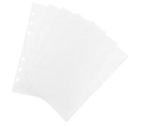 UTHCLO 5 pièces Pochettes Transparente pour Classeur Budget Inserts de Classeur Mobiles Accessoires Budget avec Préperforés Organisation Financière Quotidienne