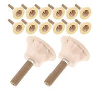 UTHCLO 50 Bâtonnets de Moxibustion Épaissis avec Base Stable Pilier de Moxa Naturel pour Moxibustion Professionnelle à Domicile Équipement Portable pour et Acupuncture