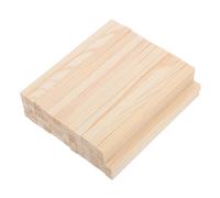 UTHCLO 50 pièces Bâtonnets Carrés Bois Massif Tiges Bois Naturel Non Traité pour Projets DIY Artisanaux Bandes Fines pour Modèles Assemblage et Décoration