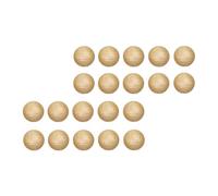 UTHCLO 50 Pièces Bouton de Champignon Boutons à Coudre Soi-même Kaki Bois et Alliage pour Ceintures et Chapeaux, Style Simple, Bricolage et Couture