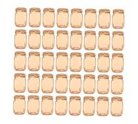 UTHCLO 50 Pièces Décorations Forme Mason Jar pour Bricolage DIY Tranches pour Bijoux Ornements Créatifs pour Activités Manuelles
