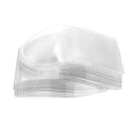UTHCLO 50 Pièces Pochette Monnaie Transparente PVC Étui Plastique Individuel pour Rangement Collection et Protection Badges Bijoux