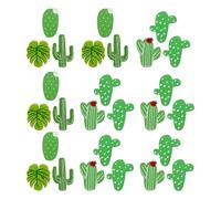 UTHCLO 50 Pièces Push Pins Cactus Design Cute Wooden Thumbtacks for Bulletin Boards DIY Succulent Decorative Pushpins for Office Classroom and Home Cork Board Use