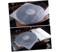 UTHCLO 50 pièces Vinyle Record Container Pochettes Intérieures Claires Épaissies Protection pour Disques