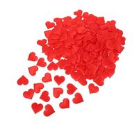 UTHCLO 500 Pièces 500 Pétales en Éponge de Cœur Rouges, Lot de 5 X 100 Pièces, Confettis Décoratifs pour Mariage, Saint-Valentin et Anniversaires, Accessoires Romantiques pour Décoration