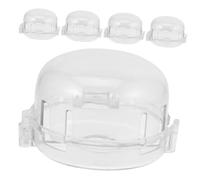 UTHCLO 5pièces Couvercle De Sécurité Pour Boutons De Cuisinière à Pour Verrouillage Facile Compatible Avec Les Modèles De Cuisine