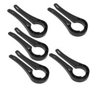 UTHCLO 5pièces Verrous De Bouton Pour Cuisinière à Gaz Protège-poignées De Sécurité Pour Cuisine Bloqueur De Commande Garçon Fille Et Animaux Accessoires De Protection Pour Gazinière