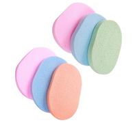 UTHCLO 6 Éponges Exfoliantes Visage Réutilisables en Éponge Pva, Nettoyant Visage Portable, Taille Compacte, Légères, Voyage et L'usage Quotidien Couleur Aléatoire