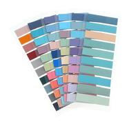 UTHCLO 6 feuilles Donglets Adhésifs Colorés Pet Marque Pages Inscriptibles pour Fournitures Dannotation Scolaires et Bureau Notes par Assortiment de