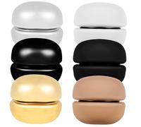 UTHCLO 6 Paires Fermoirs Magnétiques Ronds pour Hijab Broches Aimantées Polyvalentes pour Foulards et Vêtements Alliage Couleurs Élégantes