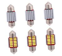 UTHCLO 6 pièces Ampoules LED Festoon Éclairage Intérieur Voiture Lampe Porte Latérale Haute Luminosité Plug And Play
