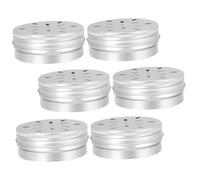 UTHCLO 6 pièces Boîtes de Dressage Odeur pour Chiens Aluminium Portable Outils Solides pour Entraînement et Recherche d'Odeurs pour Chiens