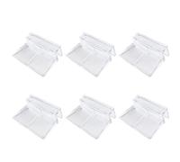 UTHCLO 6 Pièces Clips Acryliques pour Couvercle en Verre D'aquarium, Support Robuste pour Maintenir Tuyau, Antidérapant, pour Aquarium à Poissons