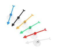 UTHCLO 6 Pièces Flèches Toupie à Ventouse pour Jeux de Société Accessoires de Remplacement Ludique et Polyvalent pour et Classe