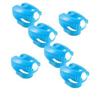 UTHCLO 6 pièces Pigeon Injection Holder PP Pigeon Fixers Stable Frame for Feeding and Medicine Administration