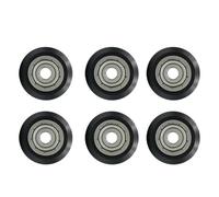 UTHCLO 6 pièces Poulies Plastique à Gorge V pour Imprimante Roue Passive avec Roulement Moteur Résistantes à Usure et Fonctionnement Silencieux Modèle Grand Format