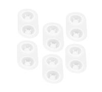UTHCLO 6 Pièces Silicone Mold For Resin Crafting Flexible Eyeball Moulds For Diy Doll Eyes Jewelry Pendants And Epoxy Resin Art