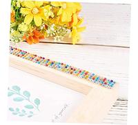 UTHCLO 6 rouleaux Ruban Adhésif Strass Acrylique Coloré Décoration Pailletée pour Scrapbooking Journaux et Autocollant Créatif Durable et Facile à Déchirer