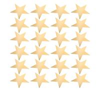 UTHCLO 60 Pièces Étoiles Papier Découpé Double Face Doré Décorations Scintillantes pour Mariage Salle de Classe et Bricolage Garçon Fille Formes Étoiles pour Tableau Affichage