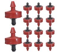 UTHCLO 60 Pièces Goutteur D'irrigation Goutte à Goutte Débit Faible et Distribution 2l Plastique Rouge pour Fruitiers pour Usage Extérieur et Plantes à Superficielles