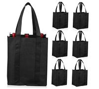 UTHCLO 6pièces pour Bouteille De Vin Lot Compartiment pour Voyage Camping Pique- Fourre-Tout Réutilisable