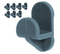 UTHCLO 8 pièces Clips Étagère Congélateur Supports Robustes sans Perçage Crochets Fixes pour Clayette Frigo Réfrigérateur Congélateur Gain de Place Résistante