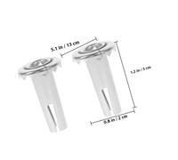 UTHCLO 8 pièces Insert pour Roulettes de Meubles Manchons Remplaçables pour Tige Support Robuste pour Roues de Mobilier Accessoires de Quincaillerie pour Maison