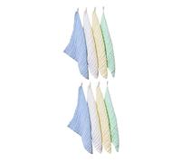 UTHCLO 8 pièces Lot de Lingettes Lavables Mousseline de Coton Doux pour Garçon Fille Serviettes Visage Absorbantes Confort et