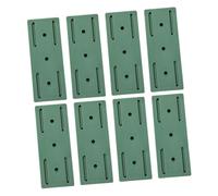 UTHCLO 8 pièces Support Mural Autocollant Multiprise Fixateur Adhésif Robuste sans Perçage Organiseur Prise pour Bureau et Cuisine Optimise Espace Mural et Bureau Installation Facile