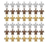 UTHCLO 80 Pièces Accessoires Diy Vintage pour Colliers Bracelets et Boucles Oreilles Charm Tortoise Couleurs Anciennes