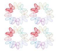 UTHCLO 80 Pièces Lot de Écussons Dentelle Brodée Patchs Thermocollants Coudre Multicolores pour Décoration Vêtements Accessoires Mariage DIY Sacs Chaussures et Coiffures