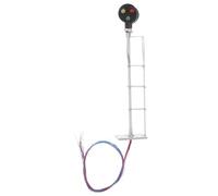 UTHCLO 87 Feu Unique Rouge LED pour Maquette Architecturale, Accessoire Lumineux de Modélisme Ferroviaire Décoratif pour Table à Sable et Train Miniature