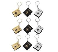 UTHCLO 9 pièces Porte Clés Bible Créatif Mini Pendentif Saint Anneau de Clé Religieux Accessoire Décoratif pour Sac et