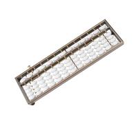 UTHCLO Abacus Digits Rods Aluminium Alloy Math Educational Toy for Students and Accountants Chinese Style Brain Training Tool and Decorative Calculator