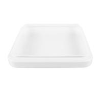 UTHCLO Abat-jour Carré en Pvc Réutilisable Blanc pour Luminaire Plafonnier Led, Étanche, Facile à Nettoyer, Cuisine et Installation DIY Moderne