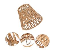 UTHCLO Abat-jour Suspendu Papier Tressé Créatif Abat Jour Lustre pour Ampoules Lampe Chevet Design et Élégant