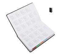 UTHCLO Agenda Quotidien 2026 A5 Noir Carnet de Planification Scolaire avec Suivi des Habitudes Listes de Tâches et Calendrier Mensuel pour Étudiants Enseignants et Organisation