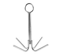 UTHCLO Ancre Acier Inoxydable Griffes Crochet de Grappin à Lusure pour Bateaux Yachts et Kayaks Polyvalent avec Quatre Pointes